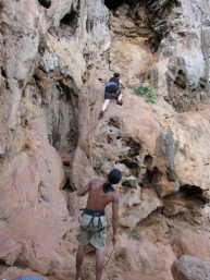 Climbing in Thailand