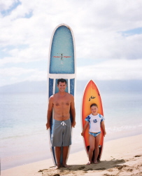 surfing in Maui